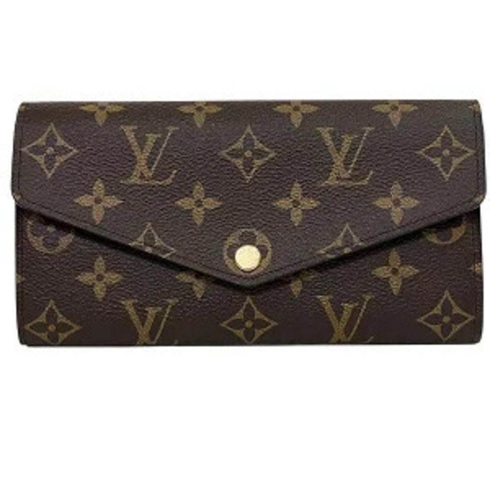 Louis Vuitton Monogram Portefeuille Sarah Long Wallet Bi fold